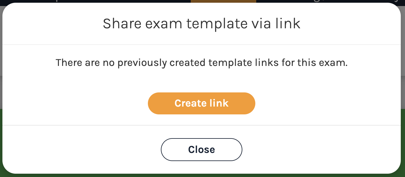 Exam templates