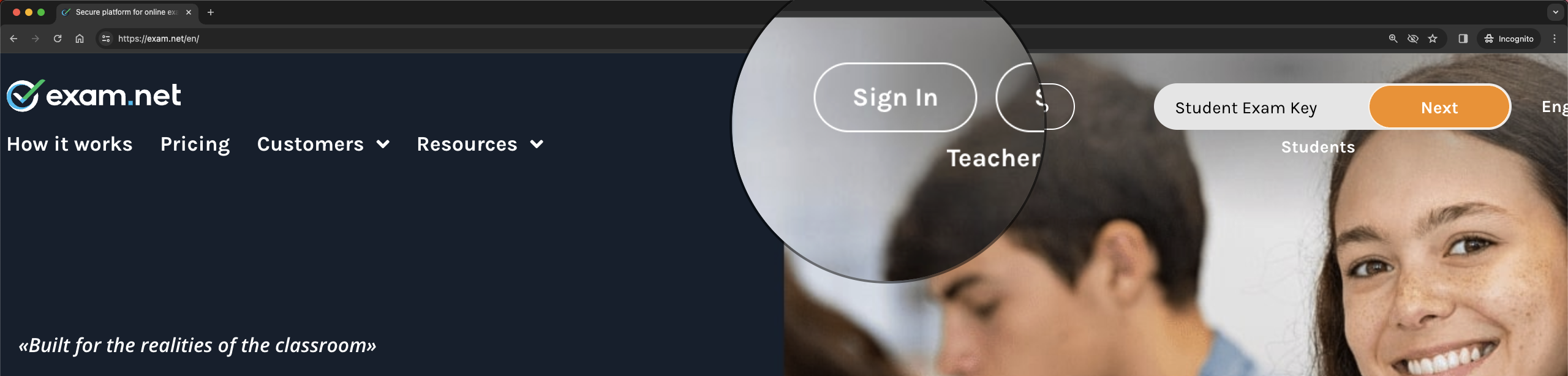 Reset password